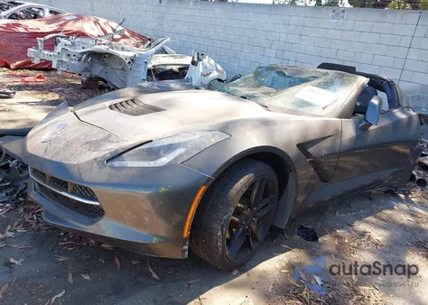 2017 Chevrolet Corvette Stingray from USA, damaged, VIN 1G1YB2D70H5113034